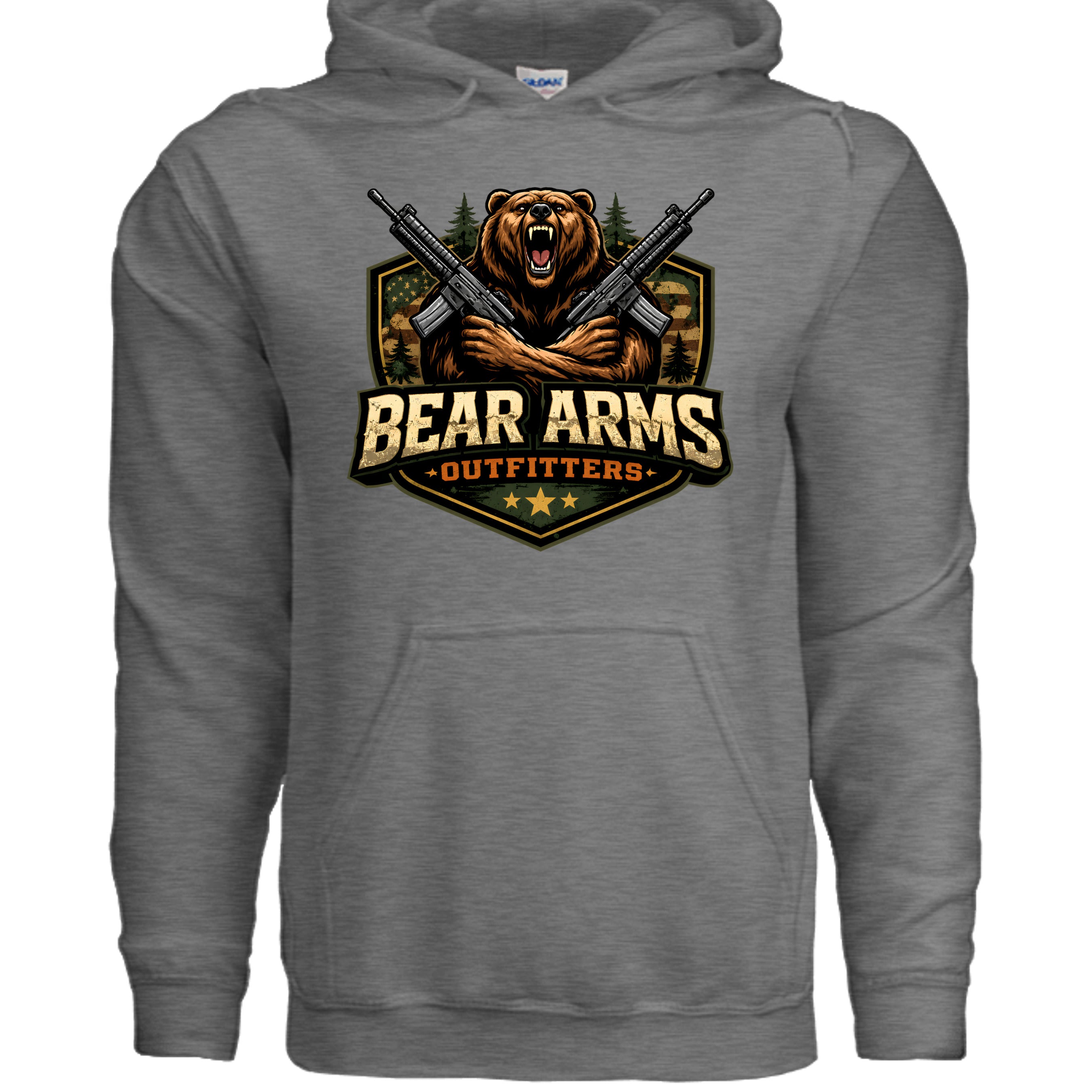 GRAPHITE HEATHER - G185 - FRONT