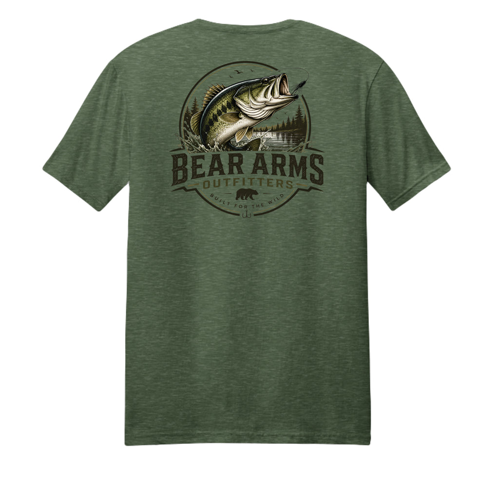 Forest Green Heather - PC455 - BACK