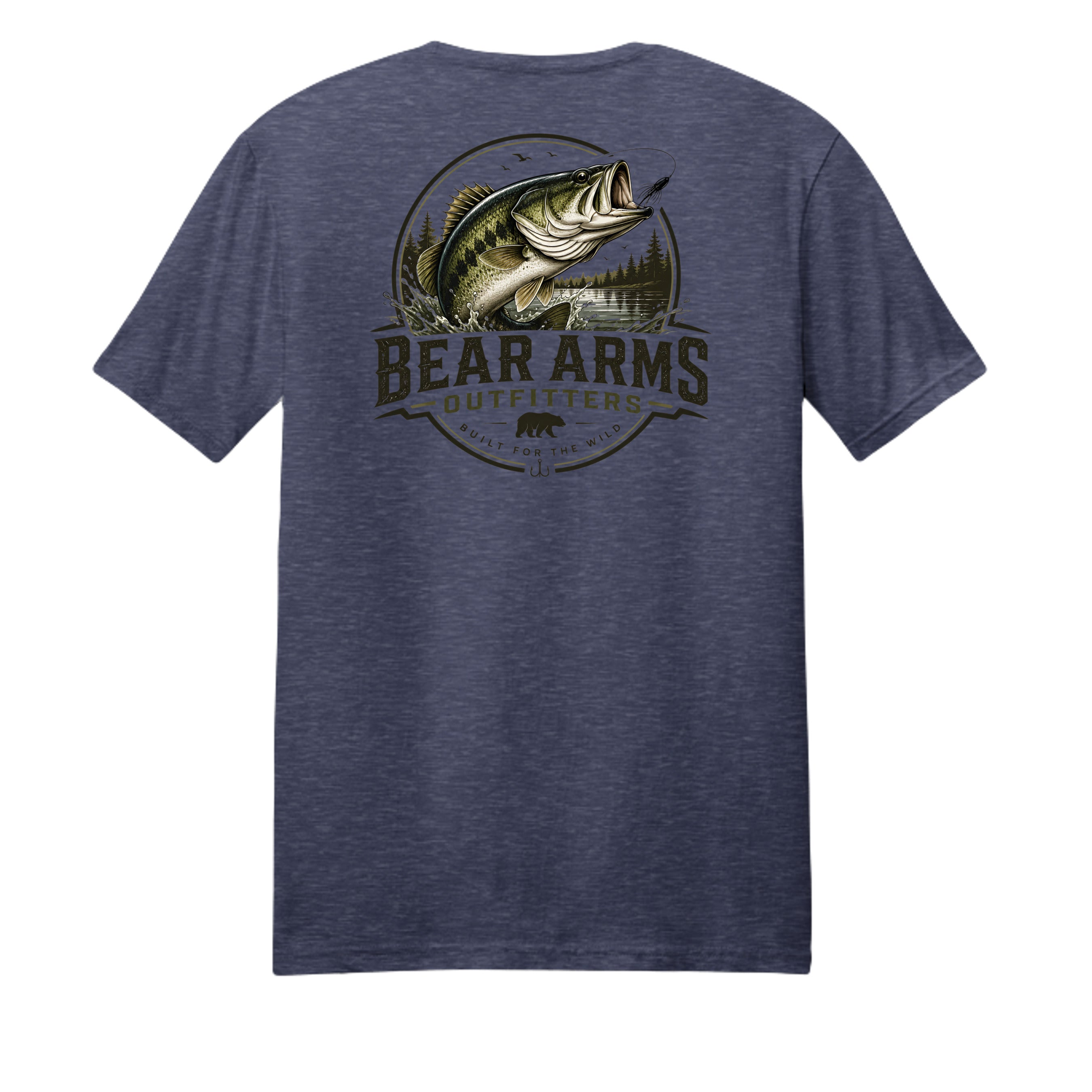 Team Navy Heather - PC455 - BACK